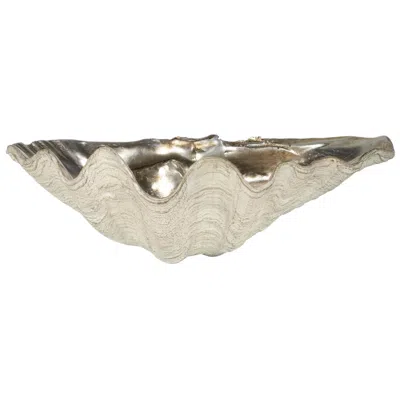 Regina Andrew Clam Bowl Small (ambered Silver Leaf)