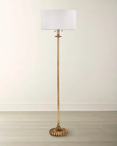 Regina Andrew Clove Stem Floor Lamp In Gold
