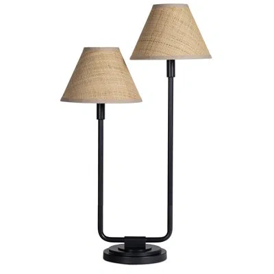 Regina Andrew Coastal Chic Metal Buffet Lamp In Black,black