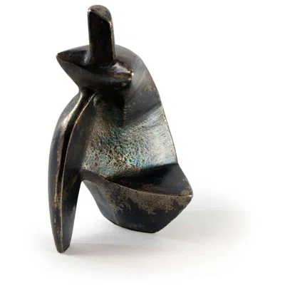 Regina Andrew Design Deity 7 1/2"h Blacken Zinc Sculpture