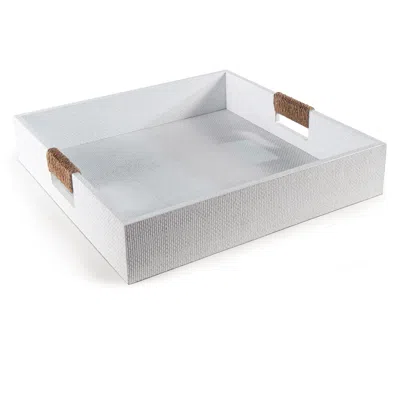 Regina Andrew Design Logia 18" Square White Serving Tray