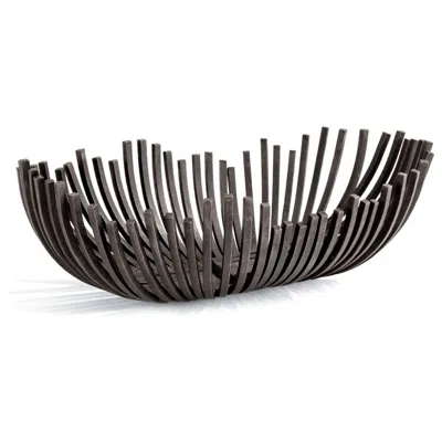 Regina Andrew Design Webbed Blackened Iron Oblong Bowl