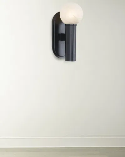 Regina Andrew Dion 12" Outdoor Sconce In Black