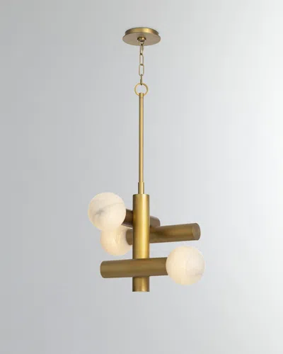 Regina Andrew Dion 20" 3-light Chandelier In Gold