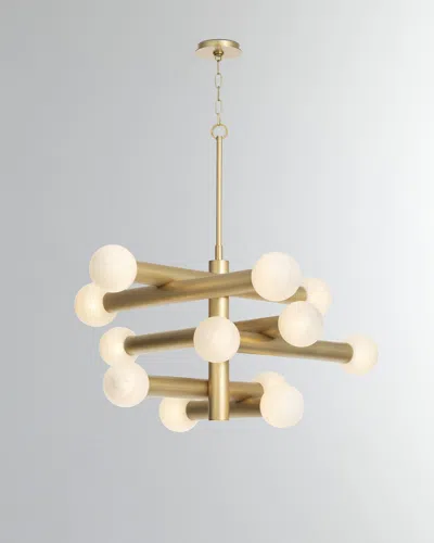 Regina Andrew Dion 42" 12-light Chandelier In Gold