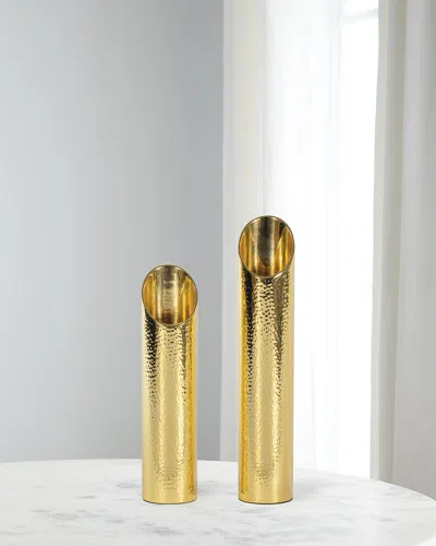 Regina Andrew Elio Vases, Set Of 2 In Brass