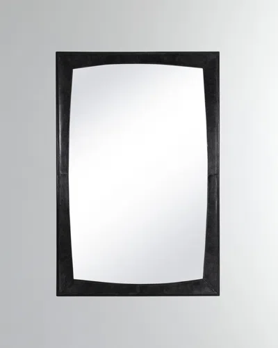 Regina Andrew Estaban 42" Leather Mirror In Black