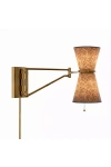 Regina Andrew Gable Swing-arm Sconce In Brown