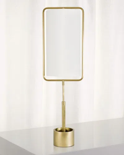 Regina Andrew Geo Rectangle Table Lamp In Gold