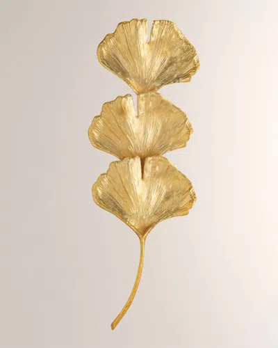 Regina Andrew Ginkgo Large Sconce In Gold