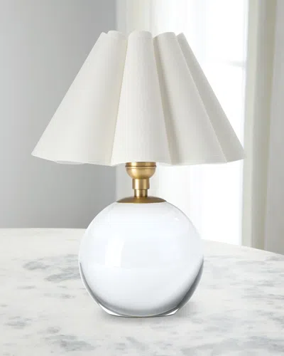 Regina Andrew Giorgio Crystal Mini Lamp In White