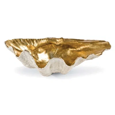 Regina Andrew Golden Clam Bowl Small In Antique Gold