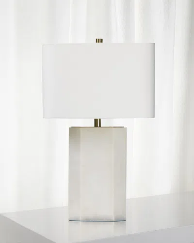 Regina Andrew Grace Alabaster Table Lamp In White