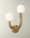 REGINA ANDREW HAPPY WALL SCONCE, LEFT SIDE