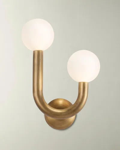 Regina Andrew Classics Happy Sconce In Brass