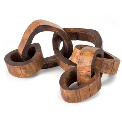 Regina Andrew Hood River Natural Wooden Links Centerpiece