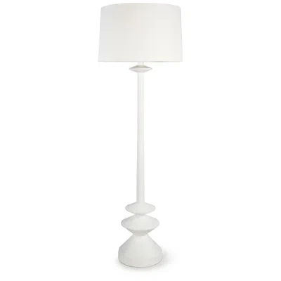 Regina Andrew Hope 62" High White Finish Modern Floor Lamp