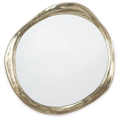 Regina Andrew Ibiza Silver 30 1/4" X 31 1/2" Round Wall Mirror