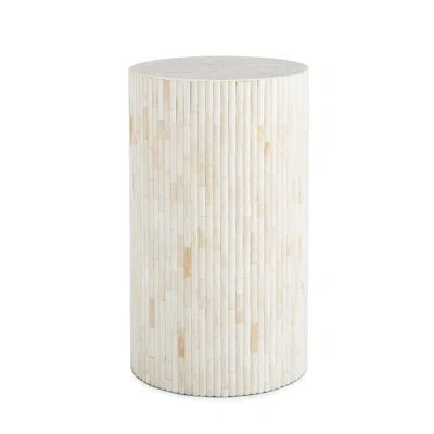 Regina Andrew Isabelle Bone Side Table In White