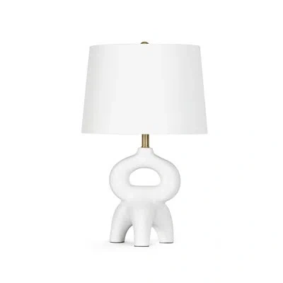 Regina Andrew Jacob Metal Mini Lamp In White
