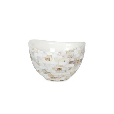 Regina Andrew Jake Bowl Small (mother Of Pearl) In Natural