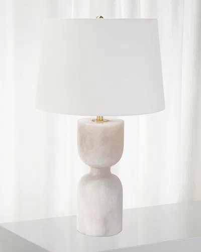 Regina Andrew Joan Alabaster Large Table Lamp In White 1