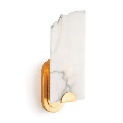 Regina Andrew Jonah Alabaster Sconce In Natural Stone