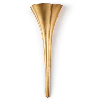 Regina Andrew Lillian 25" High Gold Leaf Wall Sconce