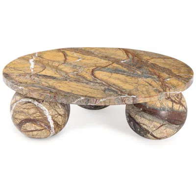 Regina Andrew Marlow Marble Plate Large (brown)