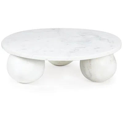Regina Andrew Marlow Marble Plate Large (white)