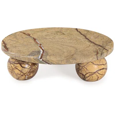 Regina Andrew Marlow Marble Plate Small (brown)