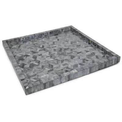 Regina Andrew Montara Bone Tray Small (grey) In Gray