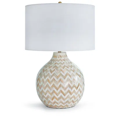 Regina Andrew Multicolor Bone Chevron Jug Table Lamp