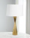 Regina Andrew Naomi Resin Table Lamp, Gold Leaf In Metallic