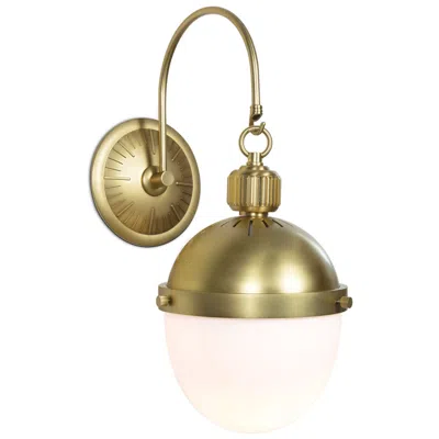 Regina Andrew Otis Sconce (natural Brass)