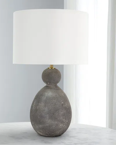 Regina Andrew Playa Ceramic Table Lamp In Gray