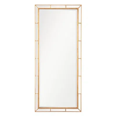 Regina Andrew Plaza Dressing Room Mirror In Antique Gold Leaf