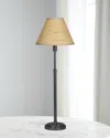 Regina Andrew Polly Buffet Lamp In Blackened Brass/rattan