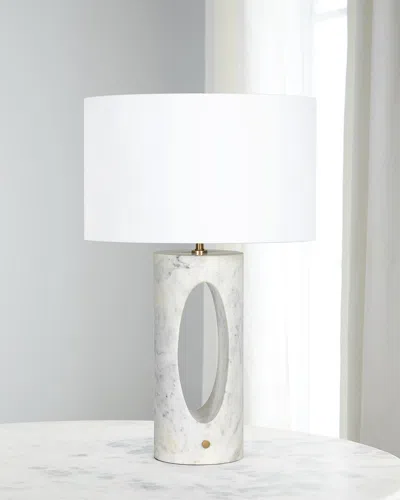 Regina Andrew Portia Marble Table Lamp In White