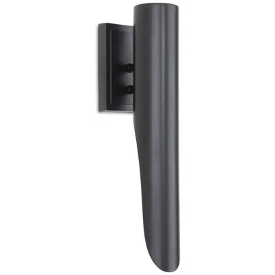 Regina Andrew Redford 17 1/2" High Black Led Outdoor Wall Light