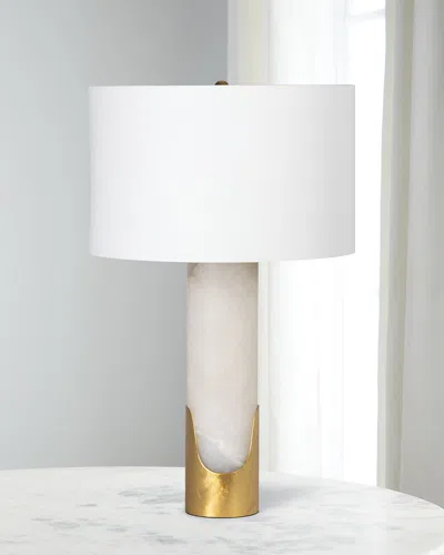 Regina Andrew Sacha 27" Alabaster Table Lamp In Gold