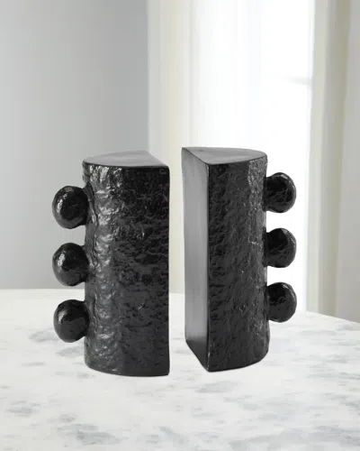 Regina Andrew Sanya Bookend Set In Black