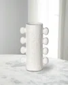 Regina Andrew Sanya Metal Large Vase, White