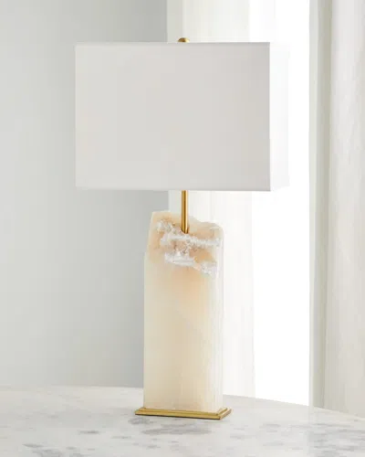 Regina Andrew Selina Alabaster Table Lamp In Neutral
