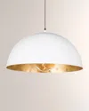 Regina Andrew Design Sigmund Pendant Light In White And Gold