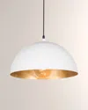 Regina Andrew Design Sigmund Pendant Light In White And Gold