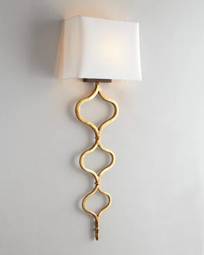 Regina Andrew Sinuous Metal Sconce In Gold