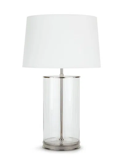 Regina Andrew Southern Living Magelian Brass & Glass Table Lamp In Nickel