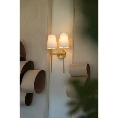 Regina Andrew Southern Luxe Sconce Double In Natural Brass