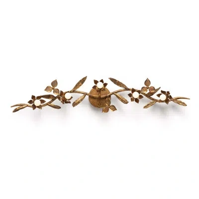 Regina Andrew Southern Luxe Trillium Sconce In Gold